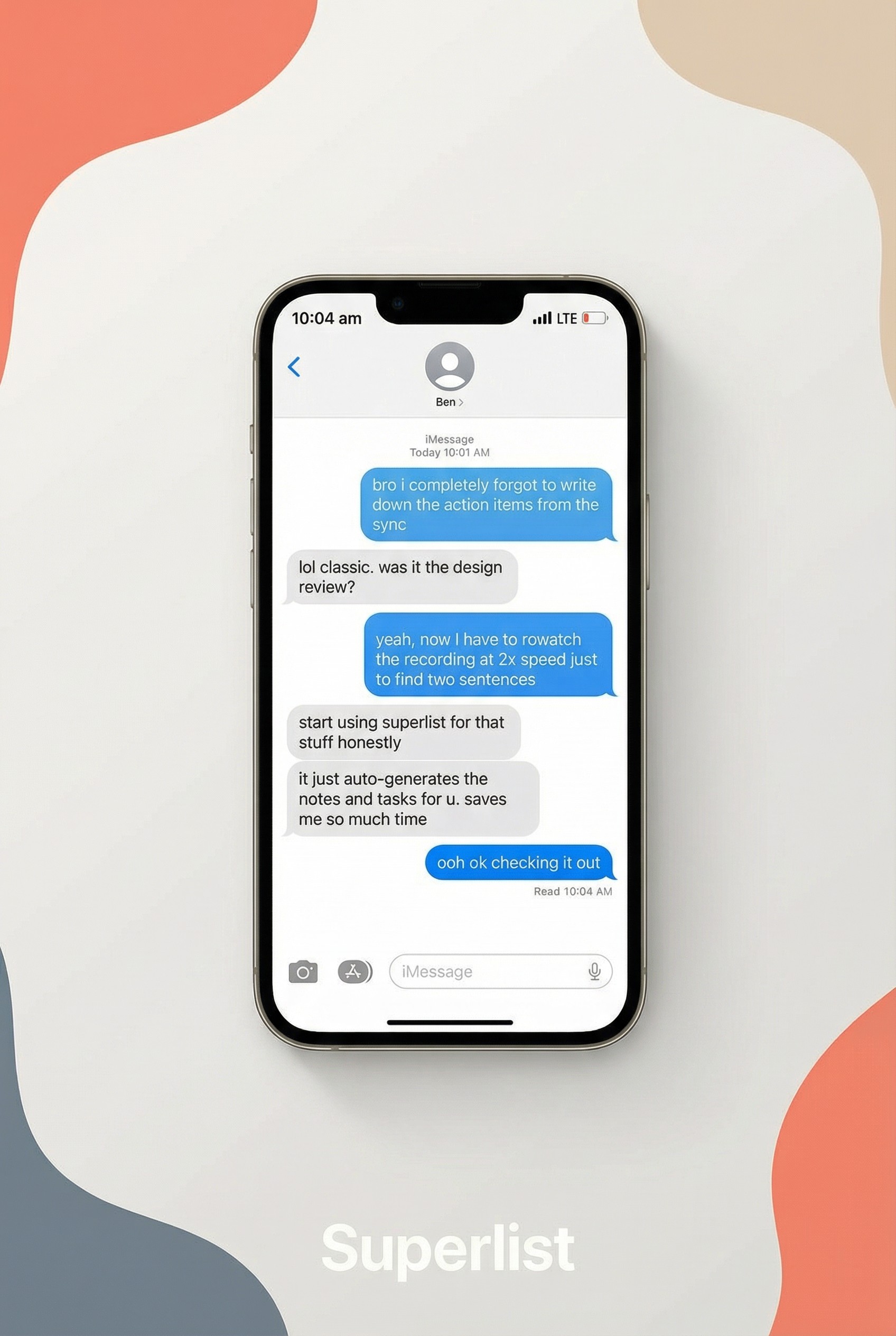 iMessage Thread Static
