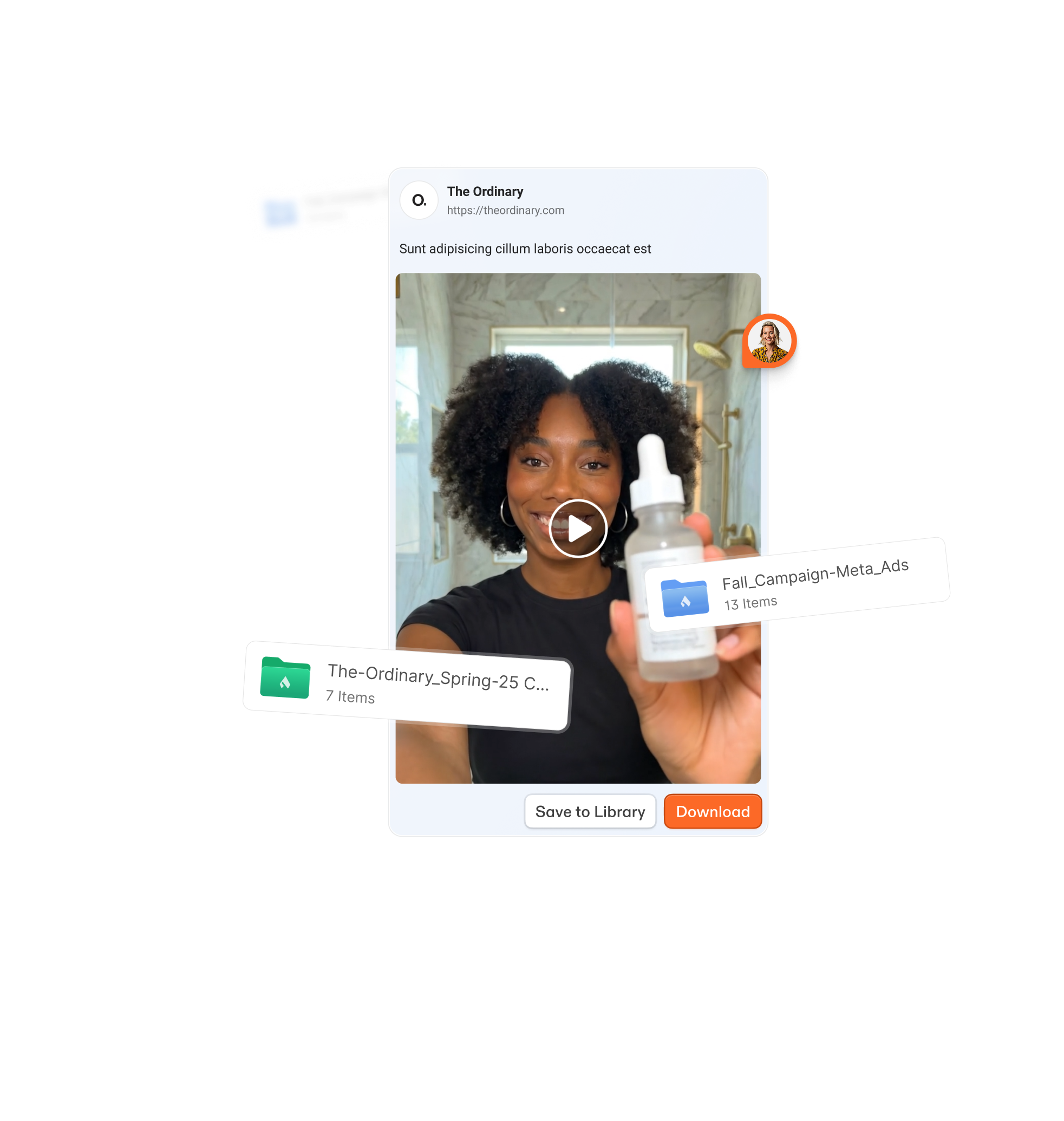 Collaboration and export interface