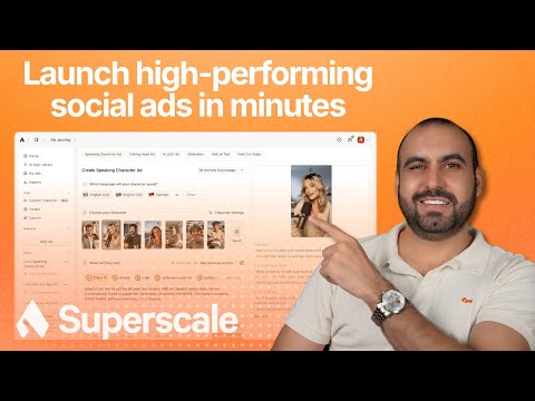 Create Viral AI Ads in Minutes with Superscale AI Characters!